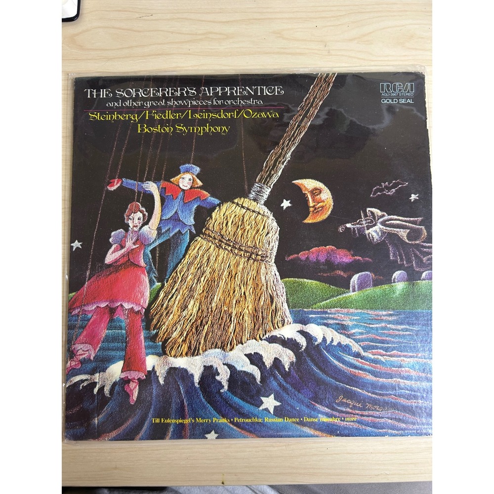 Boston Symphony The Sorcerer's Apprentice RCA Gold Seal Vinyl LP AGL1-3967 Ozawa